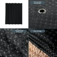 thumbnail image 5 of WNFJR Shower Curtain 72x72 Inch, 3D Embossed Textured Waffle Fabric Shower Curtains, Water Repellent, Machine Washable(Black), 5 of 7