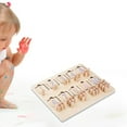 thumbnail image 3 of Tablero clasificador Montessori, rompecabezas matemáticos de madera, juguete educativo de aprendizaje para niños Enteros, 3 of 9