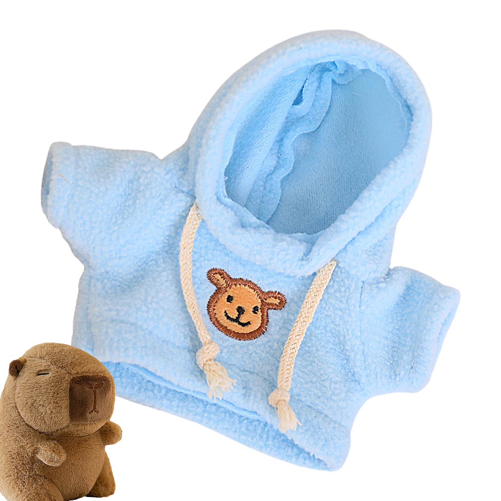 Vêtements - Pull À Capuche Ours, Tenue en Peluche À Collectionner, Costume De Capybara, Accessoire De Mode Doux | Tenue De pour s De 7,87 À 9,84 Pouces, en Pelu