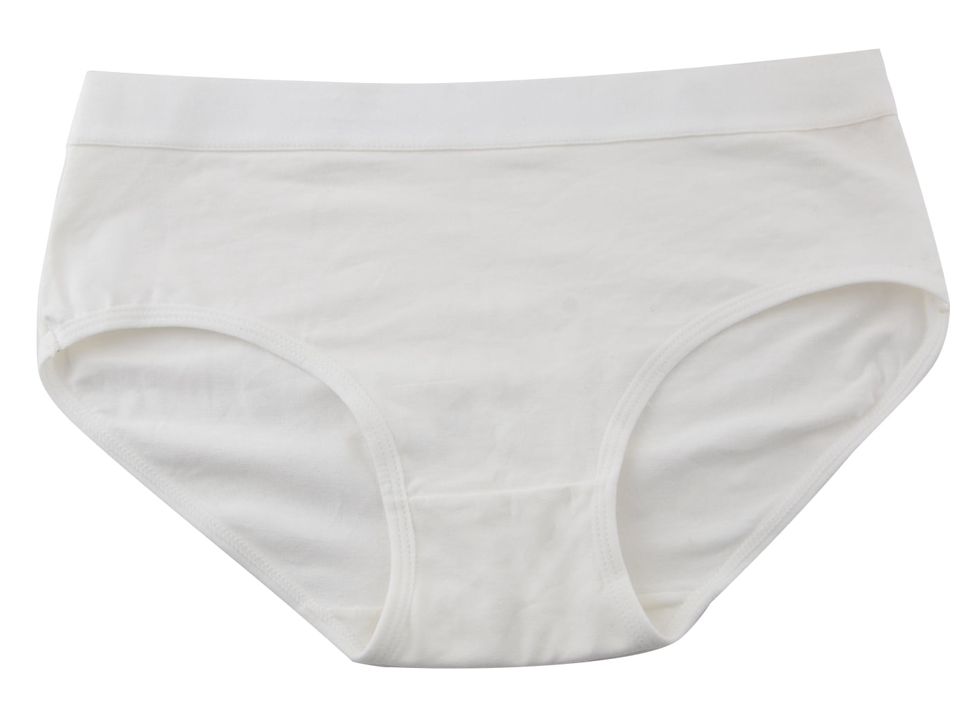 Women's Mid Waist Stretch Cotton Soft Underwear Bikini Briefs Panties ...