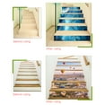 thumbnail image 3 of 6 Pcs/Set 3D Landscape Self-adhesive Stairs Risers Stickers Mural Staircase Stickers Wallpaper Decor, 3 of 10