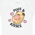 thumbnail image 4 of Inktastic Valentines Day Pugs & Kisses with Hearts Boys or Girls Baby Bodysuit, 4 of 5