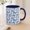 Black, variant on Sealyham Terrier Toile de Jouy Mug Blue French Toile Cup Gift for Dog Lovers Style Chinois