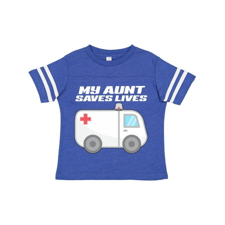 

Inktastic My Aunt Saves Lives- Ambulance Gift Toddler Boy or Toddler Girl T-Shirt