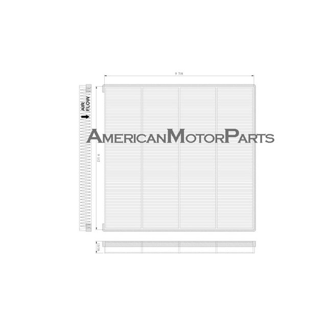 Replacement Cabin Air Filter For 1015 Chevrolet Camaro 92234714