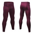 thumbnail image 4 of Mens Leggings High Waisted Workout Athletic Compression Pants Ankle Length Running Gym Tights with Pockets, 4 of 6