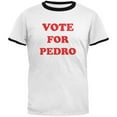 thumbnail image 1 of Vote For Pedro White/Black Men's Ringer T-Shirt, 1 of 1