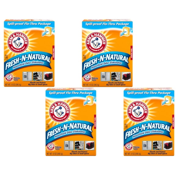 4 Pack - Arm & Hammer Fresh-N-Natural Odor Absorber, 12 oz