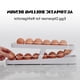 thumbnail image 3 of Dispensador de huevos, dispensador de huevos rodantes que ahorra espacio y organizador para almacenamiento en refrigerador plástico duradero y fácil de limpiar, 3 of 5