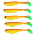 thumbnail image 3 of Soft Fishing Lures, 5Pcs Fishing Lures 8.8CM Plastic Hard Bass Baits 5 Colors Lures.For Fishing Trout Redfish Saltwater/Freshwater, Gray (5PCS/8.8cm), 3 of 8