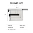 thumbnail image 5 of Paper Trimmer, 12"*10" Cut Length A4 Guillotine Paper Cutter Heavy Duty Wooden Photo Guillotine Craft Machine for Standard Cutting of Paper, Photos or Labels, 12 Sheets Paper Office Home Use, 5 of 10