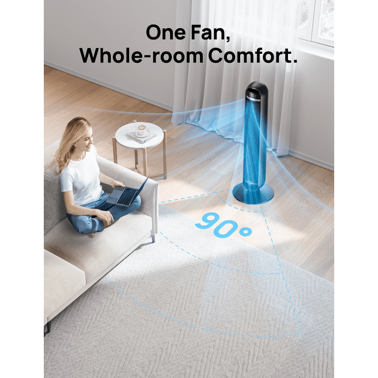 DREO 36-Inch Bladeless Tower Fan with Remote photo 4