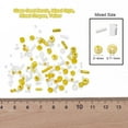 thumbnail image 2 of Glass Seed Beads Mixed Style Mixed Shapes Yellow 1~27x2~4mm Hole: 0.7~1mm, 2 of 8