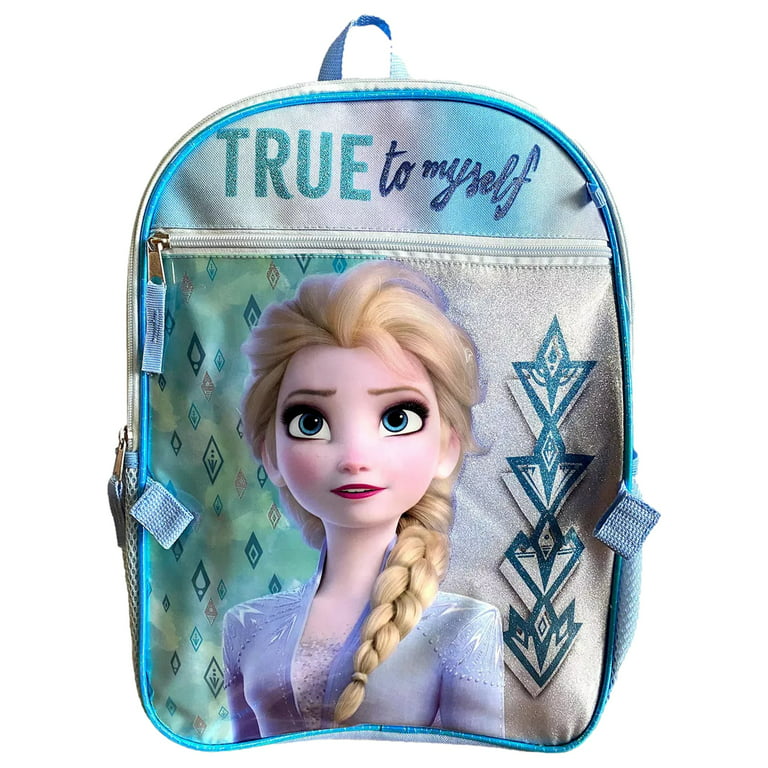 Disney Frozen Elsa Backpack Set For Girls ~ 5 Pc Bundle With 16 Elsa  School Bag, Lunch Box, Frozen Stickers, And More | Frozen Princess School