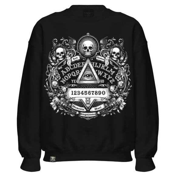 Sudadera Negra Sin Gorro Chica Dark Ouija