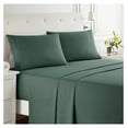 thumbnail image 2 of Full XL Bed Sheet Set - Wrinkle, Fade, Stain Resistant, Deep Pocket Sheets - Luxury Soft Bedding Sheets & Pillowcases, Full XL Forest Green, 2 of 2