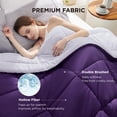 thumbnail image 3 of Edredón Bedsure Twin XL, ligero, morado, 3 of 9