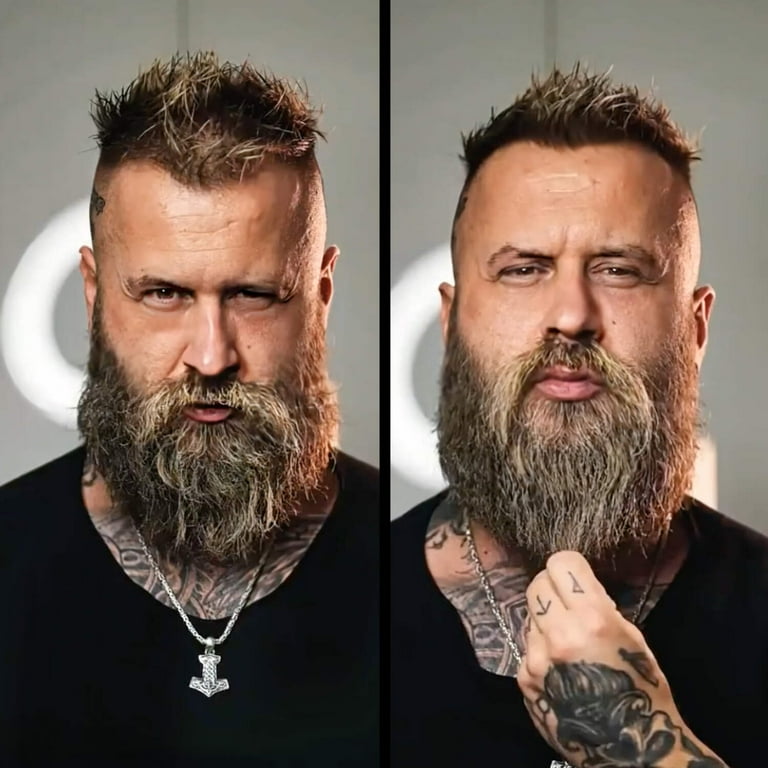 Beard struggle straightener discount