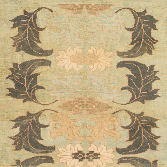 Ahgly Company Indoor Square Abstract Bronze Brown Abstract Area Rugs, 5' Square