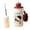 Red, variant on Cute Cartoon Milk Bottle Shaped Water Bottle With Fruit Infuser & Plush Wrist Strap, 24oz Kawaii Portable Drinking Cup, Leakproof Water Tumbler For School Travel (Orange, 1PC)