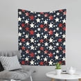 thumbnail image 2 of Decorative Tapestries 60x51in Wall Wall Hanging Unmarked Peg Hook For Picnic Cloth Porch Hanging Tablecloth Bedspread Independence Day Theme Star (10), 2 of 8