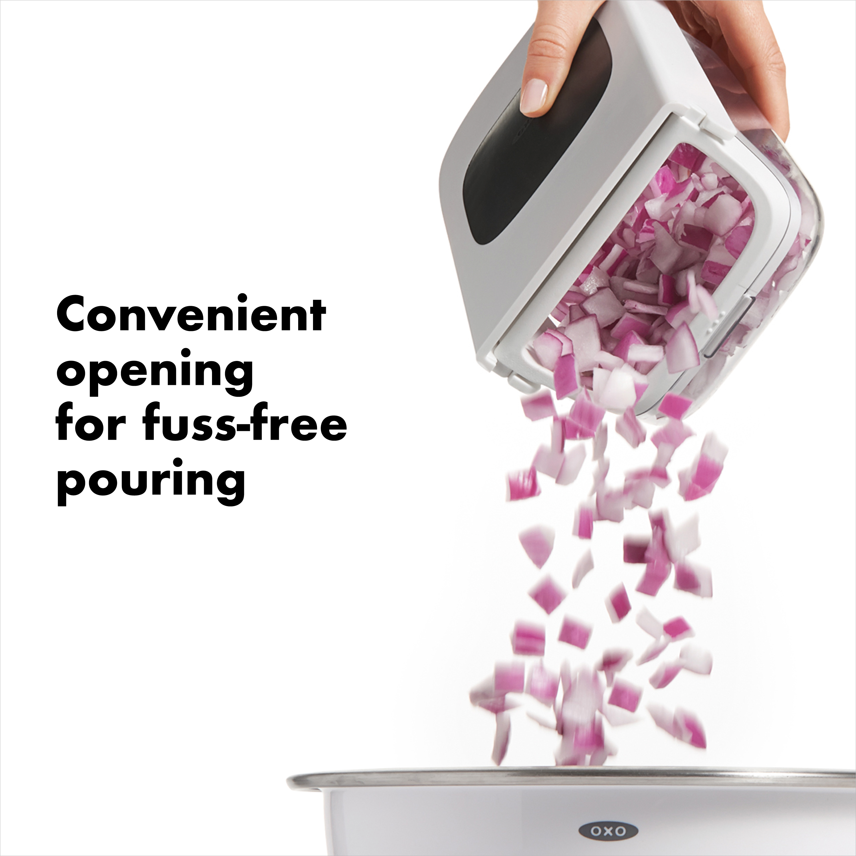 OXO Softworks Stainless Steel Blade Vegetable Chopper photo 5