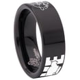thumbnail image 6 of Scuba Diving Style 2 Tungsten Carbide Ring, 6 of 9