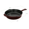 thumbnail image 3 of STAUB Cast Iron 8.5-inch Traditional Deep Skillet - Grenadine, 3 of 6