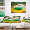 thumbnail image 4 of Designart Bright Morning Glory Pool - Landscape Photo Throw Pillow - 18x18, 4 of 5
