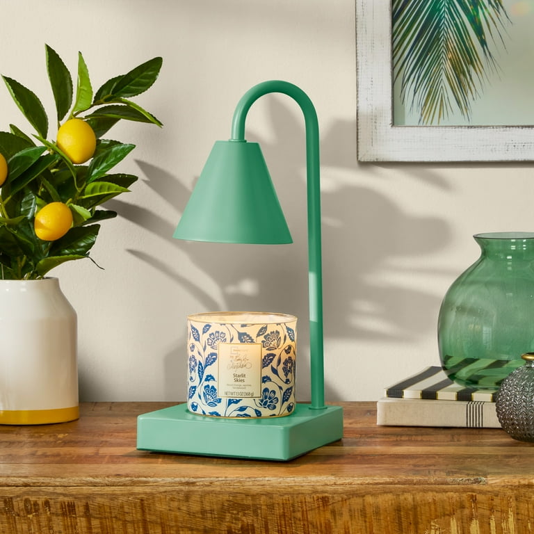 Mainstays Candle Warmer Lamp Green - Fragrance Without Flame, Fits