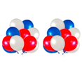 thumbnail image 1 of Paquete de 120 Globos Rojos Blancos Y Azules Globos de Fiesta de Látex de 12 Pulgadas Decoración para Fiestas de Cumpleaños para Todas Las Ocasiones, 1 of 5