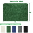 thumbnail image 7 of Nefoso Shag Area Rug, 5ft x 7ft Soft Fluffy Area Rugs for Living Room Bedroom Decor Carpet, Dark Green, 7 of 7