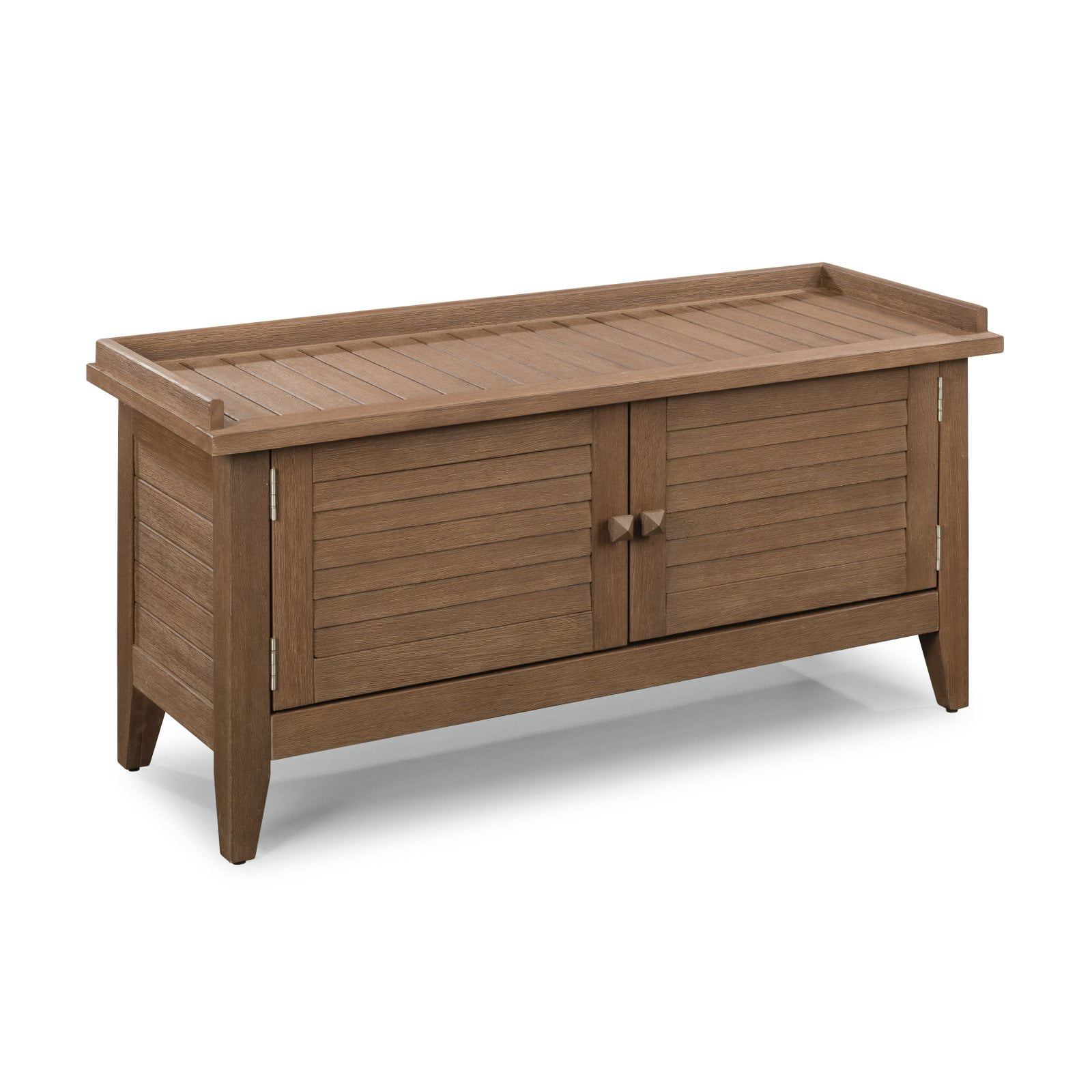 Outdoor Solid Wood Storage Bench