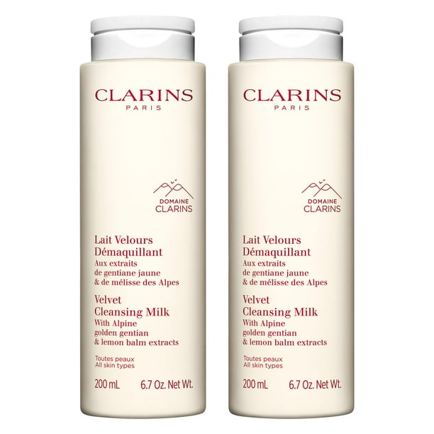 Leche limpiadora Clarins Velvet premiada, 200 ml