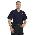 thumbnail image 5 of First Class Poly Rayon Uniform Short Sleeve Shirt - Black - 2XL, 5 of 11