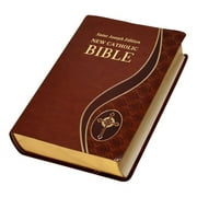 Catholic Book Publishing 140439 Giant Type NCB St. Joseph New Catholic Bible, Brown Dura-Lux