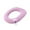 Pink, variant on xaoyunyn Universal Washable Knitted Toilet Seat Cover Cozy Comfortable Cushion for Standard O Shape Seats,Soft Reusable Fleece,for All Seasons