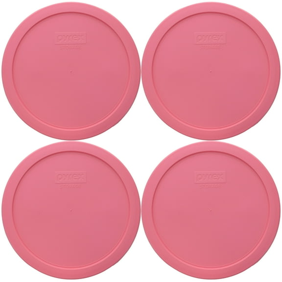 Pyrex 7402-PC 6/7-Cup Retro Pink Pantone Lids (4-Pack)