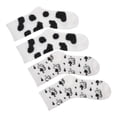 thumbnail image 4 of 2 pares de calcetines delicados de vacas de dibujos animados, calcetines peludos para mujer, calcetines de felpa de tubo, 4 of 7