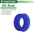 thumbnail image 3 of Anillo de Sello de Aceite Universal Unique Bargains Labio UN Sello de Eje Rotativo 10x16x6mm Alta Presión TPU Azul 10 Pcs, 3 of 7