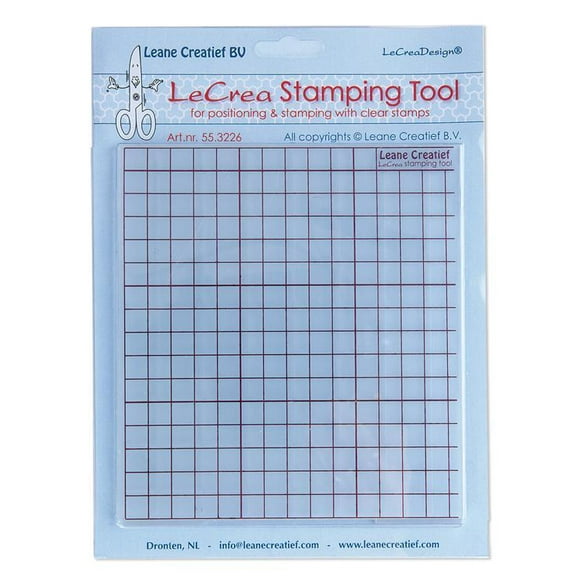 LeCrea Stamping Tool for Positioning & Stamping Clear Stamps