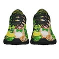 thumbnail image 5 of Pit bull Kiss Me I'm Irish St Patrick's Day Shoes Sneakers Black Size 13, 5 of 7