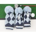 thumbnail image 3 of Bangcool 3PCS Golf Club Head Cover Set Creative Knitted Golf Club Cover Golf Headcover, 3 of 8