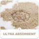 thumbnail image 3 of Alfombra de baño OLANLY, suave microfibra, 90 x 60 cm, color beige, 3 of 6