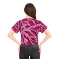thumbnail image 4 of "Plum Crazy" Crop Tee, 4 of 4