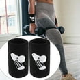 thumbnail image 6 of 2x Ventilated Kettlebell Wrist Guards Provides Support Wrist Wraps Elastic Wristband Wrist Support Avoid Injury Sports Training Black, 6 of 10