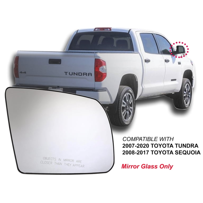 Right Passenger Side Mirror Glass Heated Signal compatible