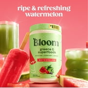 Bloom Nutrition Greens & Superfoods Powder, Watermelon, 25 Servings