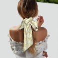 thumbnail image 5 of Wukai Lemon Potatoes Print Hair Scarf for Women Fashion Silky Satin Headscarf Wrap Breathable Lightweight Neck Scarves For Handbag Accessories, 5 of 6