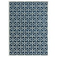 thumbnail image 4 of Abani Arto Collection Area Rug Mid Century Modern Bedroom Living Room Decor Floor Rug 5 x 8 Blue Cream, 4 of 8